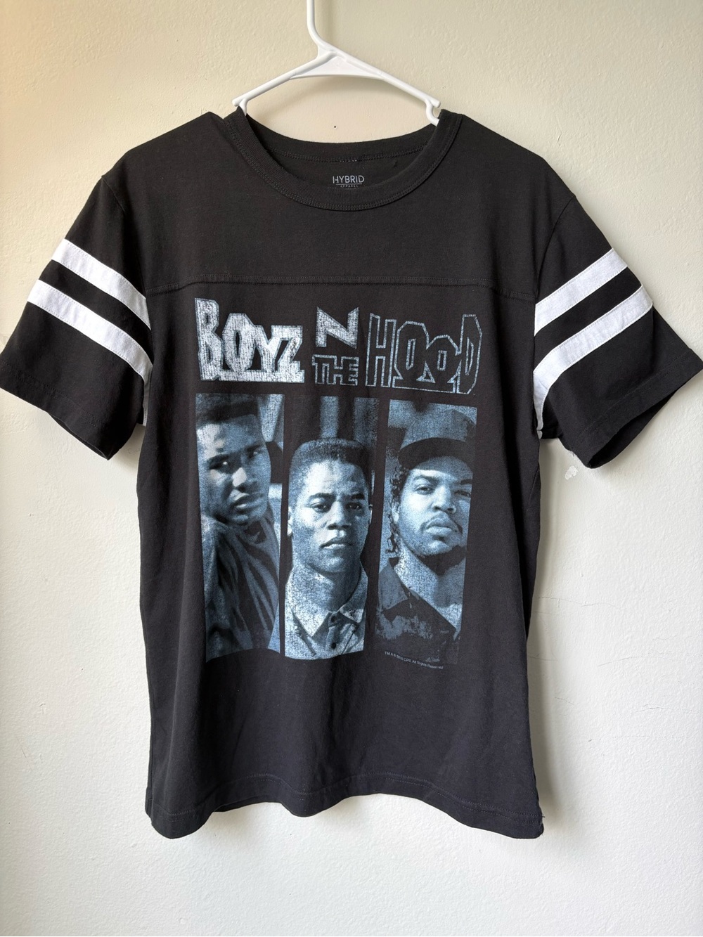 Boyz N The Hood Graphic Football Tee Black Size M Licensed Movie Shirt